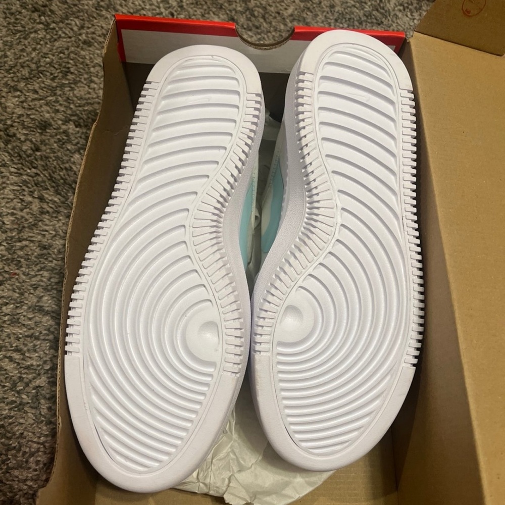 Nike Court Vision Alta TXT Size 9 white/Light Dew - Picture 5 of 9